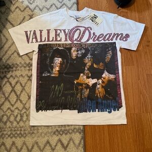 White and Pink Vale Forever Tee